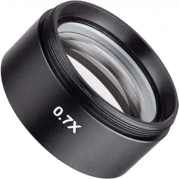 0.7X Barlow Lens For SM Stereo Microscopes (48mm) 0.7X Barlow Lens For SM Stereo Microscopes (48mm)