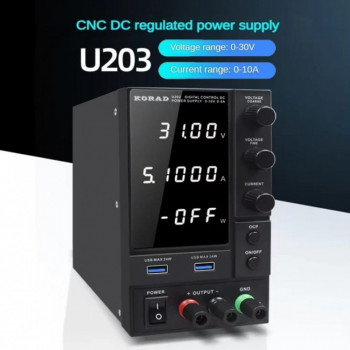 KORAD U203 30V 10A POWER SUPPLY