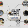 550W 30L 0.7MPA Industrial Outstanding Air Compressor Oil-less Oil-free Quiet High-pressure Pump Tattoo Manicure Spraying Gun