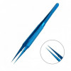 Blue 0.15 TITANIUM BEND/STRAIGHT TWEEZER FOR IC WORK