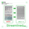 2UUL BG01 ABCD Reballing Stencil for iPh 8-16PM (4pcs/pack) 2UUL BG01 ABCD Reballing Stencil for iPh 8-16PM (4pcs/pack)