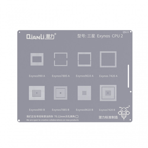 QIANLI 2D BUMBLEBEE STENCIL QS23 SAMSUNG EXYNOS CPU 2