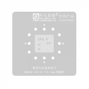 Amaoe 0.12mm Lower Layer BGA Reballing Stencil for Qualcomm SM8450 Snapdragon 8 Gen 1