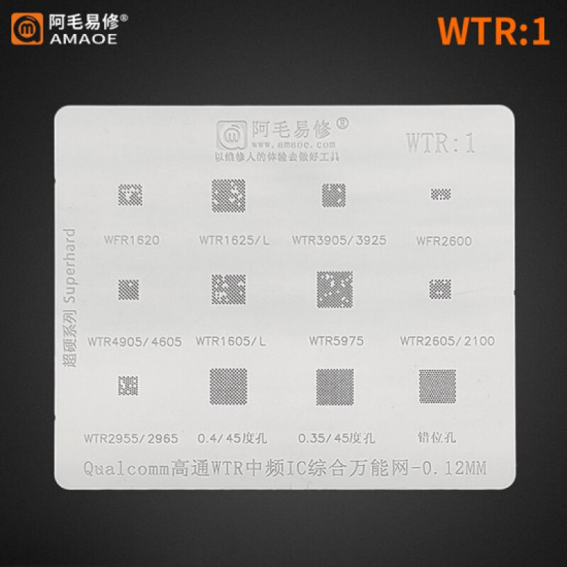 AMAOE Stencil Qualcomm WTR1