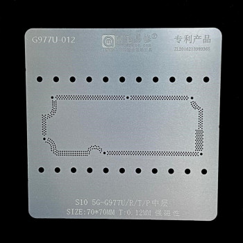 Amaoe Middle Layer BGA Reballing Stencil for SAMSUNG S10 5G-G977U/R/T/P CPU IC Chip Tin Planting Soldering Net