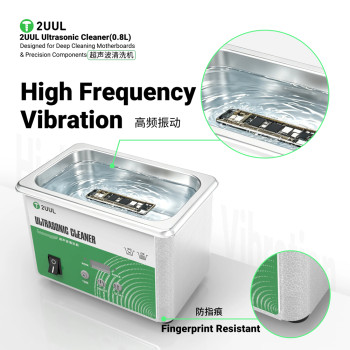 2UUL SS01 Ultrasonic Cleaner 0.8L For Components Deep Cleaning