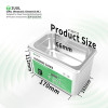 2UUL SS01 Ultrasonic Cleaner 0.8L For Components Deep Cleaning