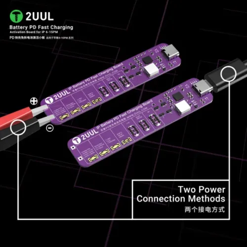 2UUL BT01 Battery PD Fast Charging & Activation Board for iP 6 15PM