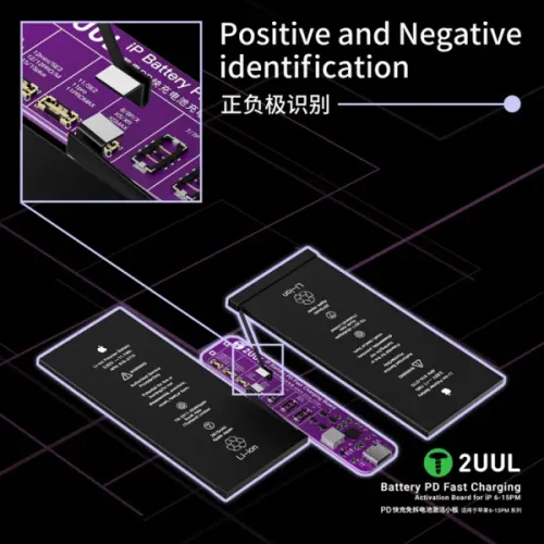 2UUL BT01 Battery PD Fast Charging & Activation Board for iP 6 15PM