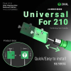 2uul FD40 Find 210 Chip Mini Heating Glue Removal Station for C210 Handle