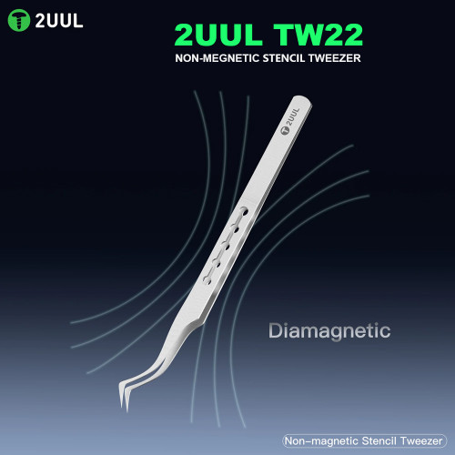 2UUL TW22 Non-magnetic Stencil Tweezer for Precise Phone Board Repair