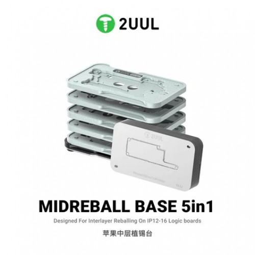 2UUL BH13 MidReball Base 5 in 1 for iPhone 12-16PM Boards Reballing