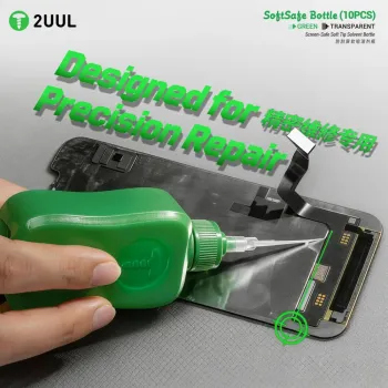 2UUL CL52 Screen-Safe Soft Tip Solvent Bottle 50ml Green (1Pcs)