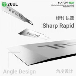 2UUL DA28 FlatCut Solder Pad Underfill Glue Fast Removal Blades (5pcs/box) 2UUL DA28 FlatCut Solder Pad Underfill Glue Fast Removal Blades (5pcs/box)