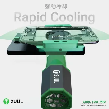 2UUL DA970 Cuul Pro 3-in-1 Turbo Fan for Cooling Cleaning & Suction for Phone Repair
