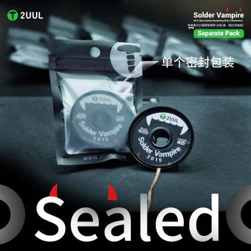 2UUL DW16 Solder Vampire Desoldering Wick 2015 1pc