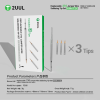 2UUL FD35 Replaceable 210 Jumper Wire Soldering Tip Set (3Pcs/Set) for Mobile PCB Repair and Micro Soldering