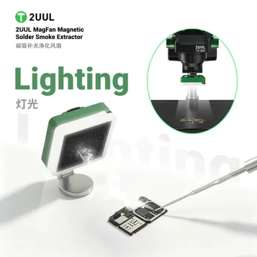 2UUL FE11 MagFan Magnetic Solder Smoke Extractor
