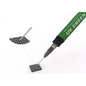 2UUL PCB UV Curable Solder Mask with 3pcs 6mm Super Thin Needles