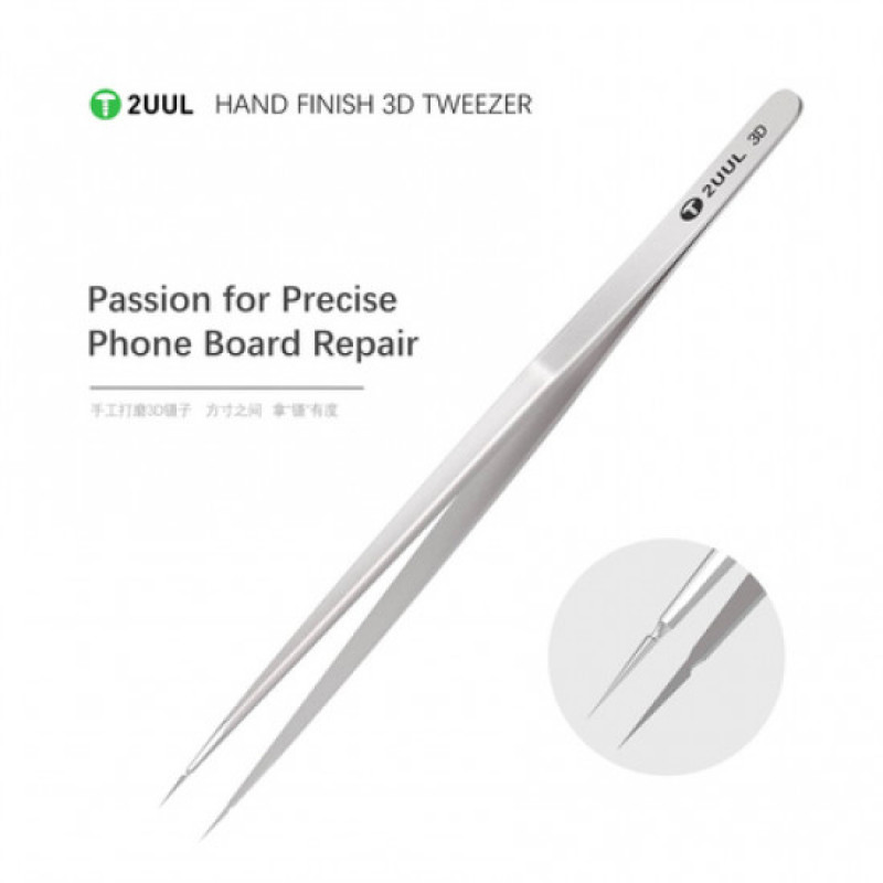 2UUL TW01 Hand Finish 3D Tweezer for Precise Phone Repair