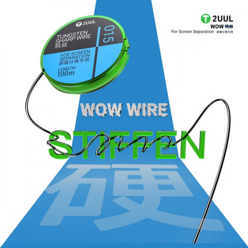 2UUL WS-015 Tungsten Sharp Wire for Screen Separation 0.015*100M