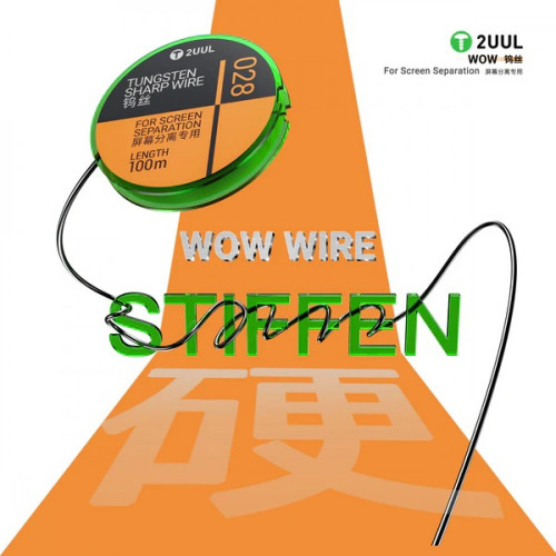 2UUL WS-028 Tungsten Sharp Wire for Screen Separation 0.028*100M