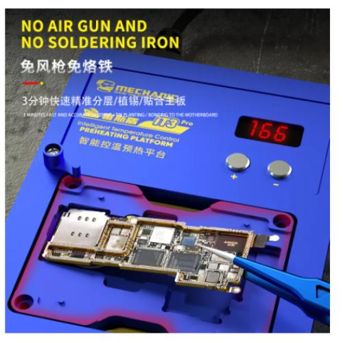 MECHANIC IT3 PRO INTELLIGENT TEMPERATURE CONTROL PREHEATING PLATFORM FOR IPHONE X-15 SERIES WITH STENCILS