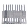 Bsd 4A No. Blade Carving Knife METAL SURGICAL BLADE FOR PCB MOTHERBOARD GLUE REMOVE SCRAPING / DISASSEMBLE IC -10 Pcs