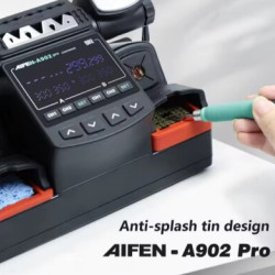 Aifen A902 Pro C115 / C210 / C245 Double Station Welding Rework Station for PCB Soldering Repair