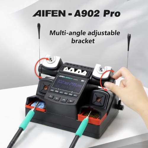 Aifen A902 Pro C115 / C210 / C245 Double Station Welding Rework Station for PCB Soldering Repair