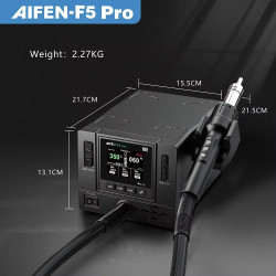 Aifen F5 Pro Heatgun Station 1000W Color Digital Display Industrial-Grade Hot Air Gun BGA Rework Station