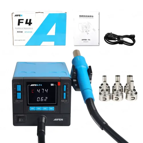 Aifen F4 1000W Professional Digital Adjustable Temperature Hot Air Gun Desoldering Rework Station
