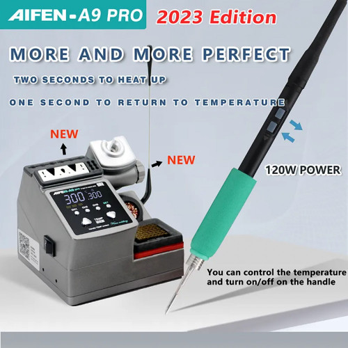 Aifen A9 Pro 2023 Edition Smart Soldering Station Compatible C210 / C115 / C245 Handles