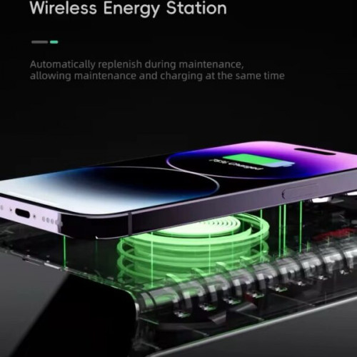 TBK-310 Multifunctional Intelligent Double-station Soldering Iron Station with Wireless Charging