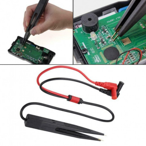 ENGINEER BRAND SMD Chip Test Clip Probe Tweezers for Resistor Multimeter Capacitor