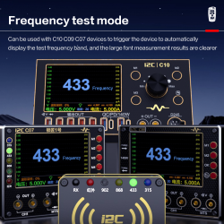 i2C C07 Locksmith No.1 Power Supply Frequency Test Board Waveform Multimeter