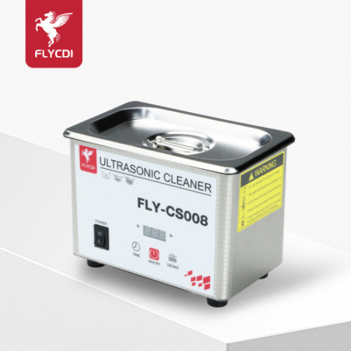 FLY-CS008 0.8L Ultrasonic Cleaner For Motherboard Glasses Watches Deep Cleaning Repair Tools