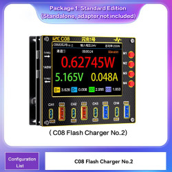 i2C C08 Flash Charger 8 Ports Fast Charging Station for Phone Laptop