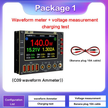 I2C C09 Digital Waveform Ammeter with Charge Detection / Voltage Measurement