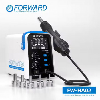 FORWARD FW-HA02 New Precise Temperature Control Helical Wind Desoldering Station Motherboard Repair Hot Air Gun For Mobile Phone