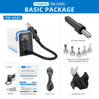 FW-HA03 – Precise Temperature Control Helical Wind Desoldering Station