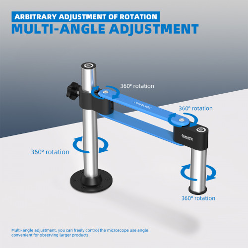 FORWARD FW-R03 High-Precision Articulating Arm Swing Arm Accessories Stainless Steel Flexible Arm for Microscope