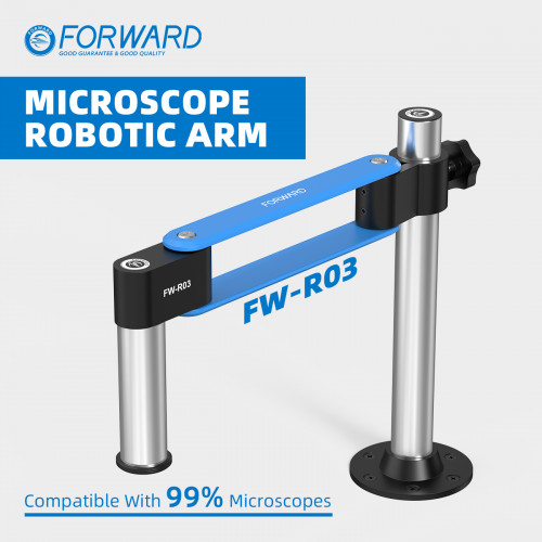 FORWARD FW-R03 High-Precision Articulating Arm Swing Arm Accessories Stainless Steel Flexible Arm for Microscope