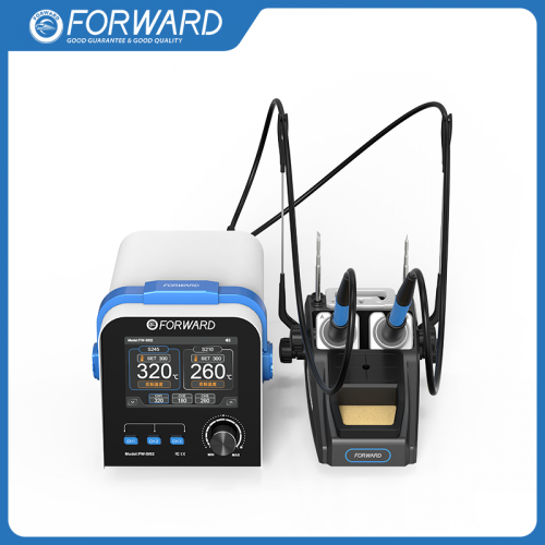 FORWARD FW-SI02 Double Station Precise Temperature Control Soldering Station