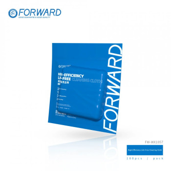 FORWARD FW-WX1057 Cleanroom Wiper for Mobile Phone LCDs Mobile Phone Motherboard Industrial Non-dust Cloth [100PCS]