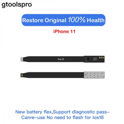 Gtoolspro iOS 18 Battery Health Repair Flex Cable For iPhone 11