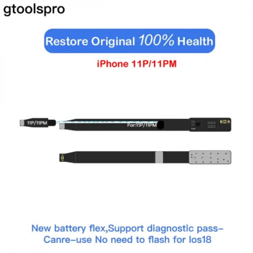 Gtoolspro iOS 18 Battery Health Repair Flex Cable For iPhone 11P/11PM