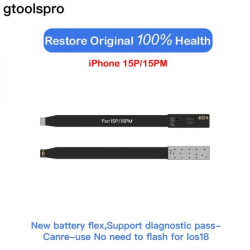 Gtoolspro iOS 18 Battery Health Repair Flex Cable For iPhone 15P/15PM Gtoolspro iOS 18 Battery Health Repair Flex Cable For iPhone 15P/15PM