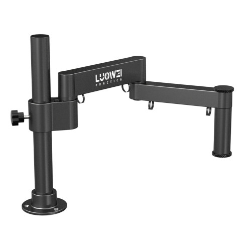 LW-017 Metal Forging 360 ° Rotating Microscope Bracket Arm for 99% Microscope Kit on the Market Can Bear 20kg Universal Support