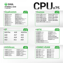 2UUL BH17 CPU REBALL BASE Magnetic Dual-Sided Reballing Platform Set